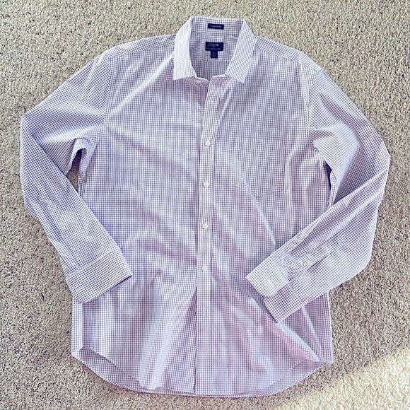 J. Crew Men’s No Wrinkle Button Down Dress Shirt - Picture 1 of 2